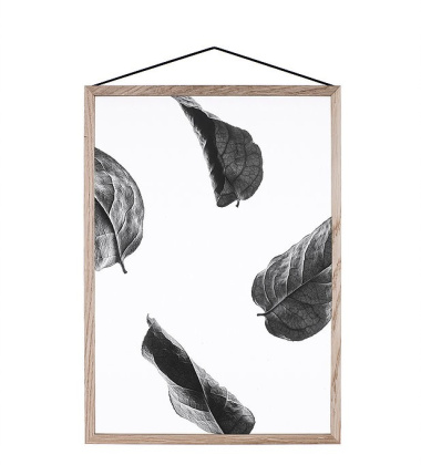 A5 Floating Leaves Transparent Film with Print 02