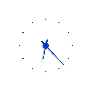 Zegar ścienny Oj Mini Clock 50 cm Niebieski