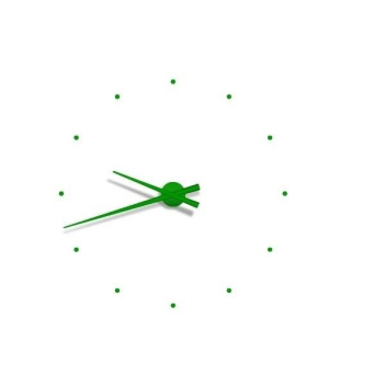 Zegar ścienny Oj Mini Clock 50 cm Zielony