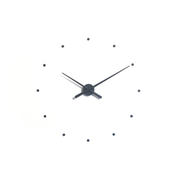 Zegar ścienny Oj Clock 80 cm Szary
