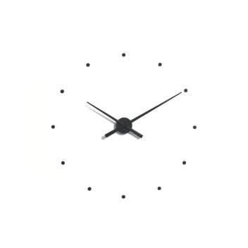 Zegar ścienny Oj Clock 80 cm Czarny