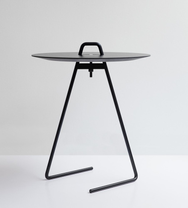 Stolik kawowy Side Table 42 cm Czarny