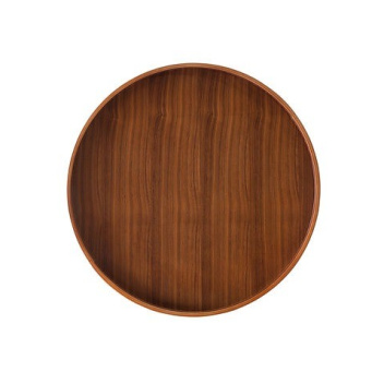 Stolik - Taca 47 cm DRUM Tray Walnut - Orzech Amerykański