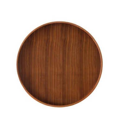 Stolik - Taca 47 cm DRUM Tray Walnut - Orzech Amerykański