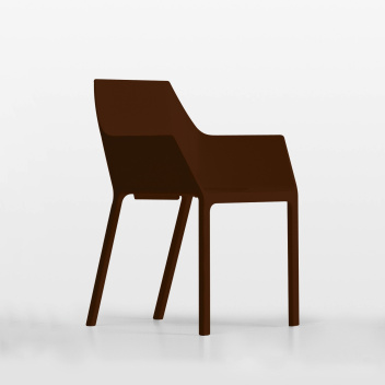Krzesło z tworzywa MEM Brązowe
