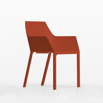 Krzesło z tworzywa MEM Czerwień Koralowa