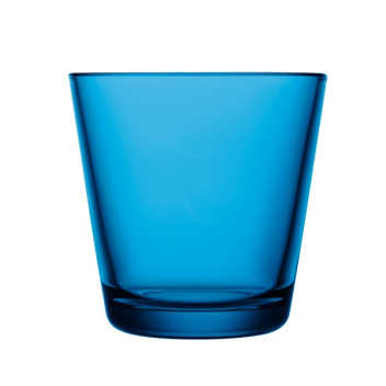 Szklanki KARTIO Glass 210 ml Set 2 Turkuoise Blue