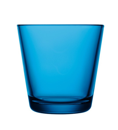 Szklanki KARTIO Glass 210 ml Set 2 Turkuoise Blue