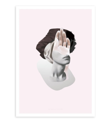 Salut 03 Poster 50x70 Pink