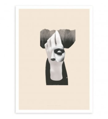 Salut 01 Poster 50x70 Peach
