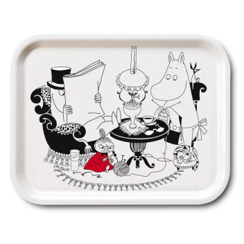 Taca Moominpappa Reading Tray 27x20 cm Biała