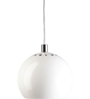 Lampa wisząca Ball 18 cm Biała