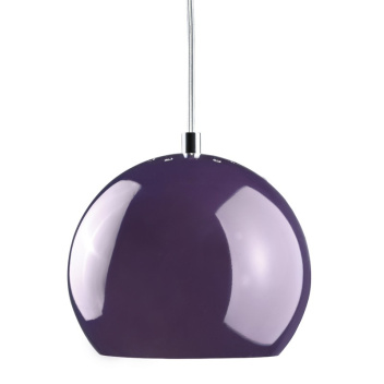 Lampa wisząca Ball 18 cm Śliwkowa