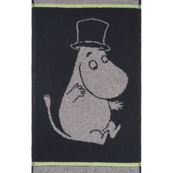 Ręcznik do rąk Muminki Tata Muminka 30x50 Czarny