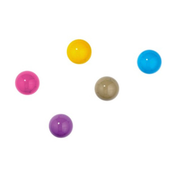 Komplet drewnianych kolorowych wieszaków DOTS Set of 5 - Favorites SS