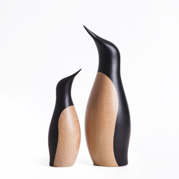 Drewniany pingwinek PENGUIN 18 cm