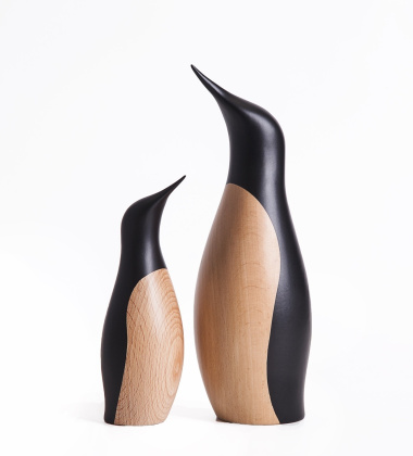 Drewniany pingwinek PENGUIN 18 cm