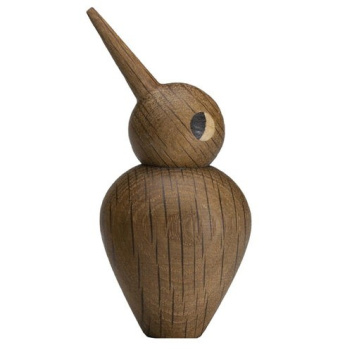 Drewniany ptaszek SMALL BIRD 7,5 cm Dąb Palony