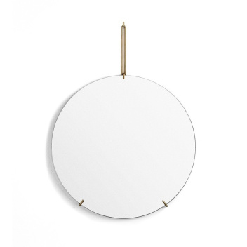 Lustro Ścienne WALL MIRROR 70 cm Mosiądz