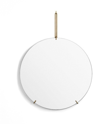 Lustro Ścienne WALL MIRROR 70 cm Mosiądz