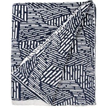 Koc bawełniany MAZE Blanket 120x150 Niebieski