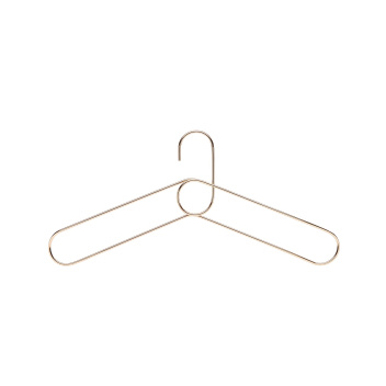 Komplet wieszaków na ubrania LOOP Set of 3 Złote