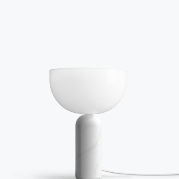 Lampa stołowa KIZU Table Small Lamp H35 cm Biały Marmur