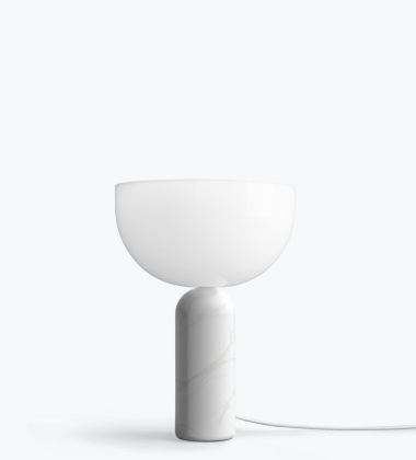 Lampa stołowa KIZU Table Small Lamp H35 cm Biały Marmur