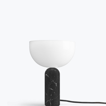 Lampa stołowa KIZU Table Small Lamp H35 cm Czarny Marmur
