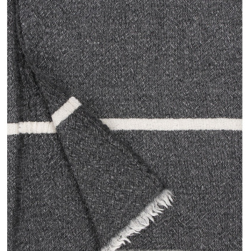 Koc-Narzuta z wełny TANHU 130x170 Dark Grey-White