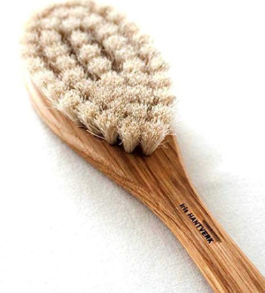 Drewniana długa szczotka do kąpieli BATH BRUSH WITH HANDLE