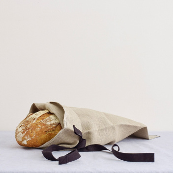 Lniany worek na pieczywo  51x28 BREAD BAG FLAX