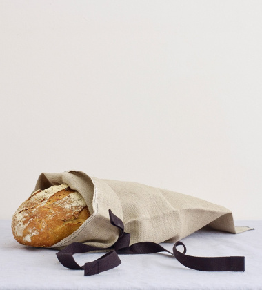 Lniany worek na pieczywo  51x28 BREAD BAG FLAX