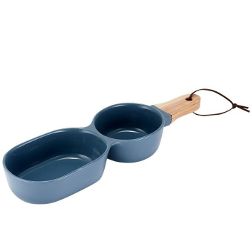 Naczynie do tapas 2-częściowe NIEBIESKIE Classic Serve Stick