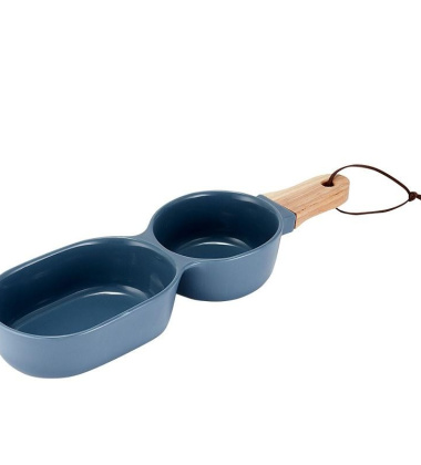 Naczynie do tapas 2-częściowe NIEBIESKIE Classic Serve Stick