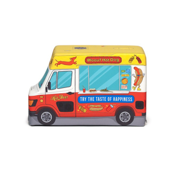 Puf Hot Dog Truck 45x30x70 Czerwony