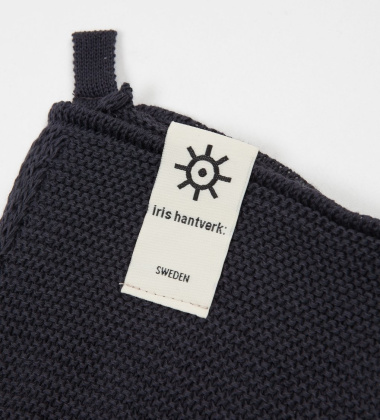 Ręcznik z bawełnianej dzianiny 30x30 DARK GREY