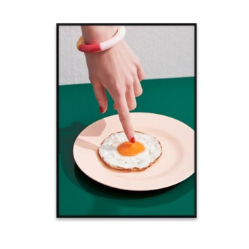 Poster 30x40 FRIED EGGS by Henrik Bulow