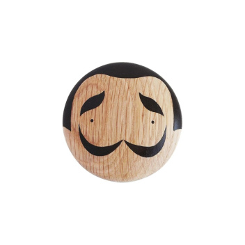Wieszak ścienny dębowy Wall Hook 9 cm SALVADOR