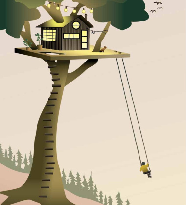Poster 30x40 TREE HOUSE By ViSSEVASSE