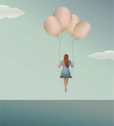 Poster 50x70 BALLOON DREAM By ViSSEVASSE