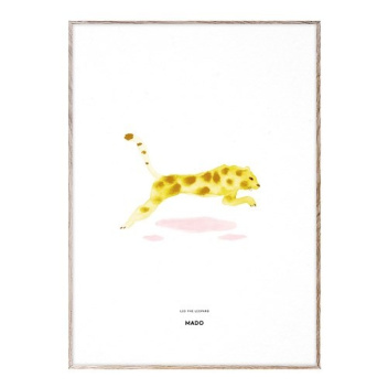 Poster 50x70 LEO THE LEOPARD by Mado