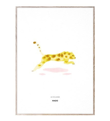 Poster 50x70 LEO THE LEOPARD by Mado