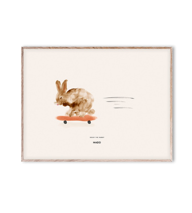 Poster 30x40 ROCKY THE RABBIT by Mado