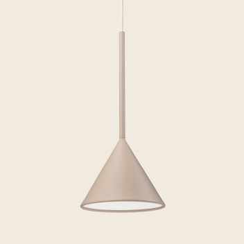 Lampa wisząca FIGURA CONE LAMP 16,5 x 45 Piaskowa