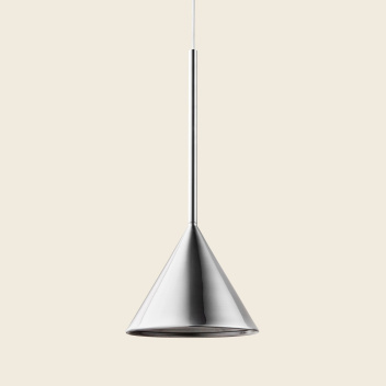 Lampa wisząca FIGURA CONE LAMP 16,5 x 45 Chrom