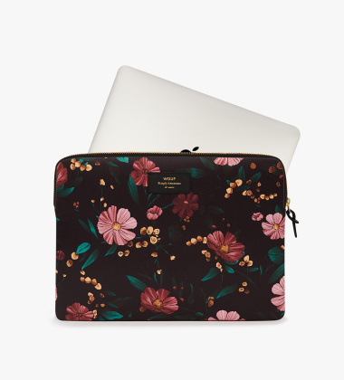 Etui na Laptopa 13-inch MacBook BLACK FLOWERS