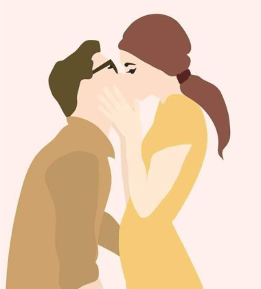 Poster 50x70 THE KISS By ViSSEVASSE