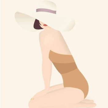 Poster 50x70 SUMMER GIRL By ViSSEVASSE