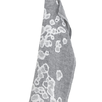 Ręcznik lniany SAIMAANNORPPA 48x70 Szary